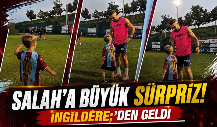 Salah Antrenmanda Karşısında Onu Görünce Şaşırdı: Trabzonspor’dan Duygulandıran Sürpriz