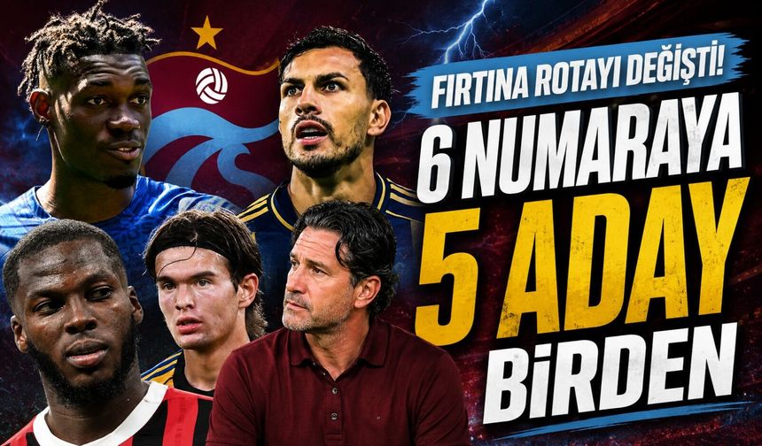 Folcarelli’nin sakatlığı planları değiştirdi: Trabzonspor 4 isimle transfer masasında