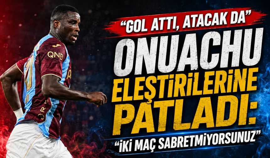 Başakşehir maçı sonrası Fatih Tekke’den Onuachu çıkışı