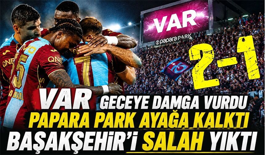 Trabzonspor’da Mohamed Salah gecesi: Başakşehir’e iki gol birden
