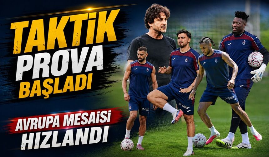 Trabzonspor’da Ferencvaros Mesaisi: Fatih Tekke Taktik Planı Çalıştırdı