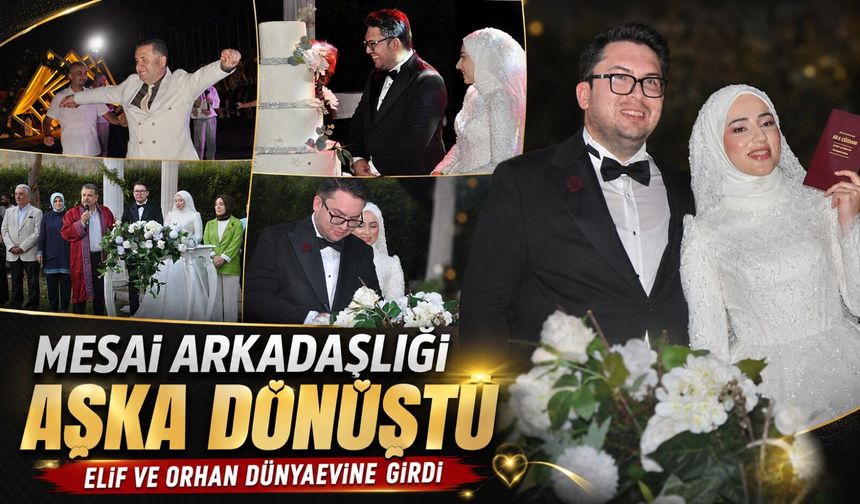 Turan Ve Ağırman Ailelerinin Mutlu Günü: Nikâhı Ahmet Metin Genç Kıydı