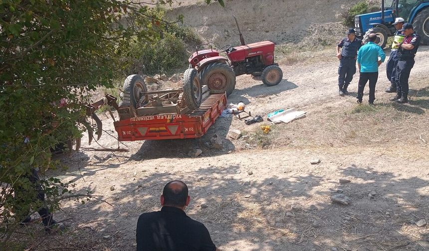 Traktör römorkunun devrildiği kazada 1 kişi öldü, 7 kişi yaralandı