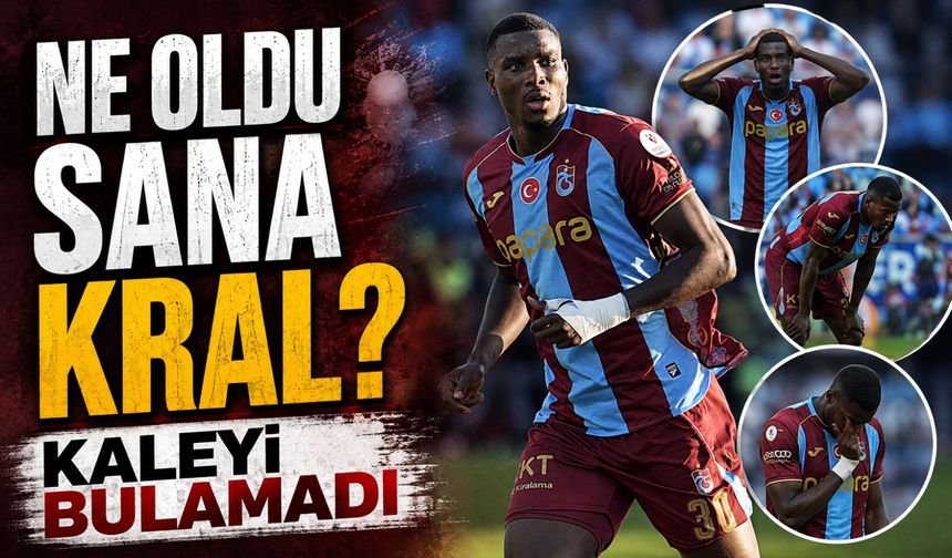 Trabzonspor’da Onuachu alarmı: 95 dakika oynadı, kaleyi bulamadı