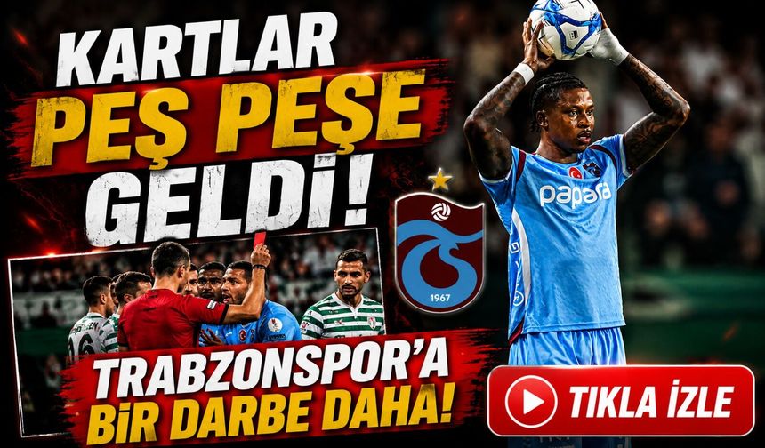 Trabzonspor Ferencvaros Maçında 9 Kişi Kaldı: Cabral da Atıldı