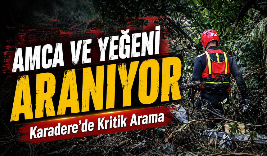 Giresun’da selde kaybolan 2 kişi için arama çalışmaları sürüyor