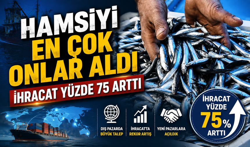 Hamsi ihracatında yüzde 75’lik sıçrama: Zirvede hangi ülke var?