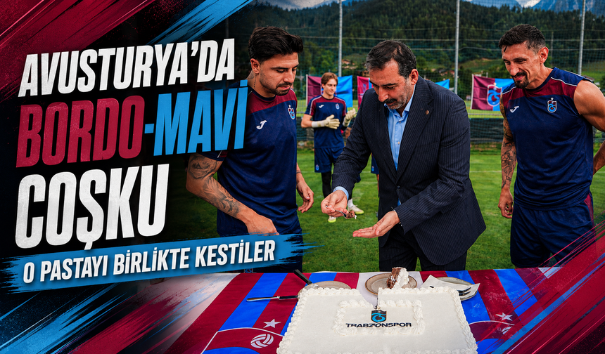 Trabzonspor’un 59. Yıl Pastasını Zeyyat Kafkas Ve Fatih Tekke Kesti