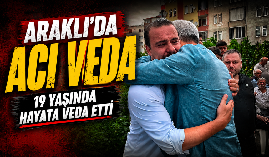 Araklı’da motosiklet kazası: 19 yaşındaki Muhammet’e acı veda