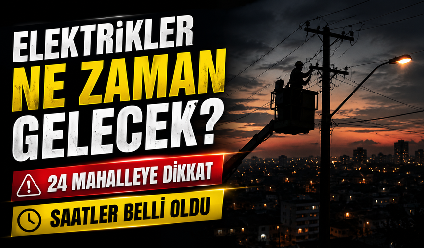 Trabzon elektrik kesintisi programı açıklandı: İlçe ilçe tam liste