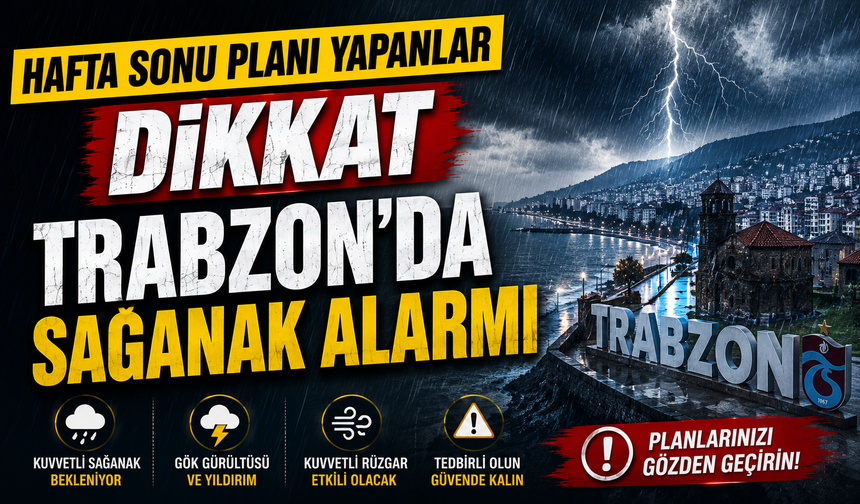 Karadeniz’de Hafta Sonu Alarmı: Sağanak Birçok İli Vuracak