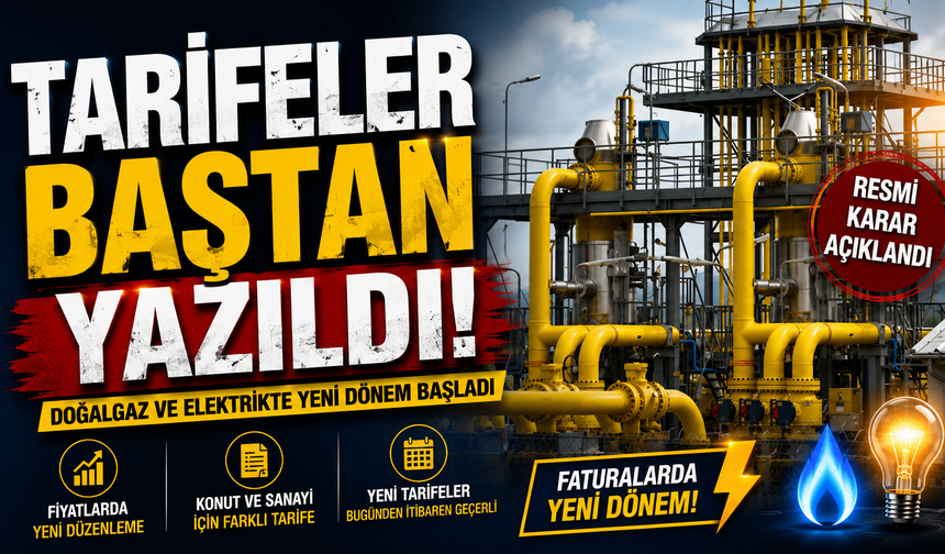 Feleri değiştirdi: Doğal gaz ve akaryakıtta yeni ücretler açıklandı