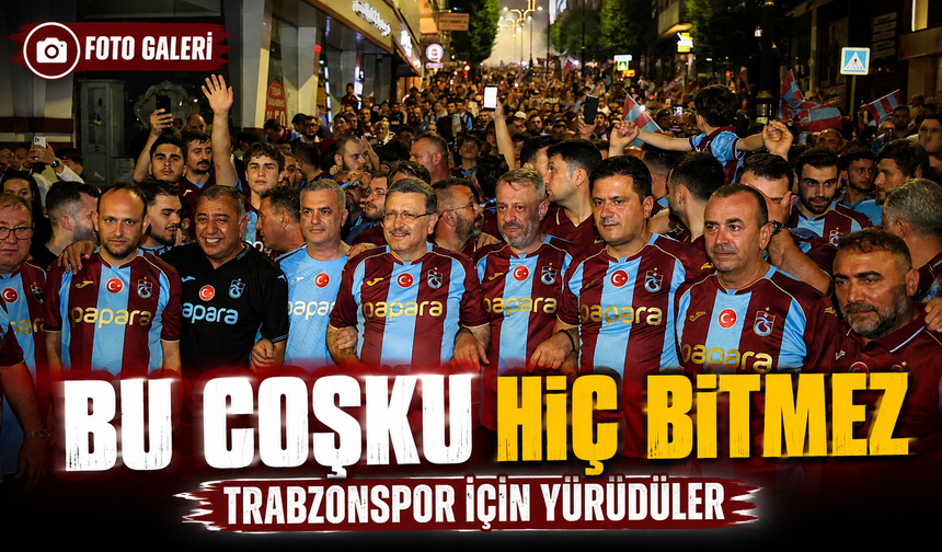 Trabzonspor’un Kuruluş Yıl Dönümünde Trabzon Bordo-Maviye Büründü