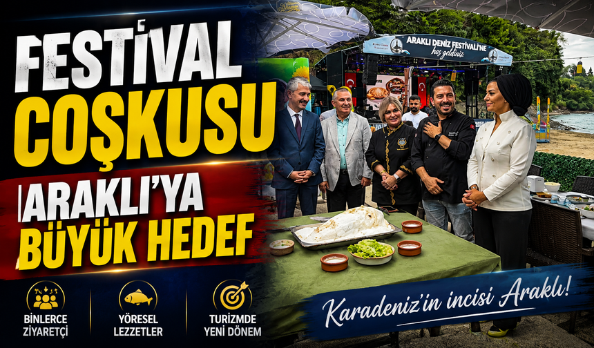Araklı’da Festival Coşkusu: “İlçeyi Cazibe Merkezi Yapacağız”