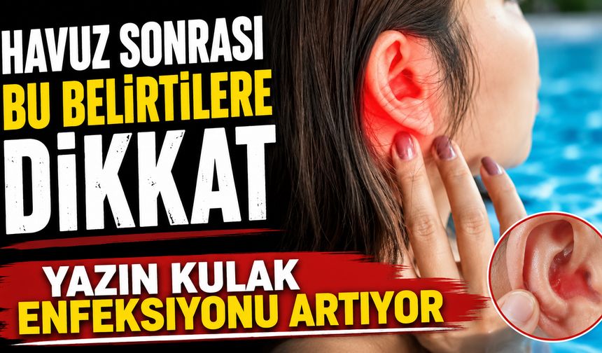 Deniz ve Havuz Sonrası Kulak Enfeksiyonuna Dikkat