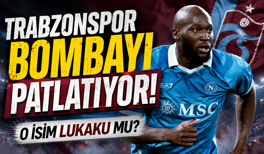 Trabzonspor Lukaku Bombasını Patlatmak İstiyor: Resmi Teklif Masaya Kondu