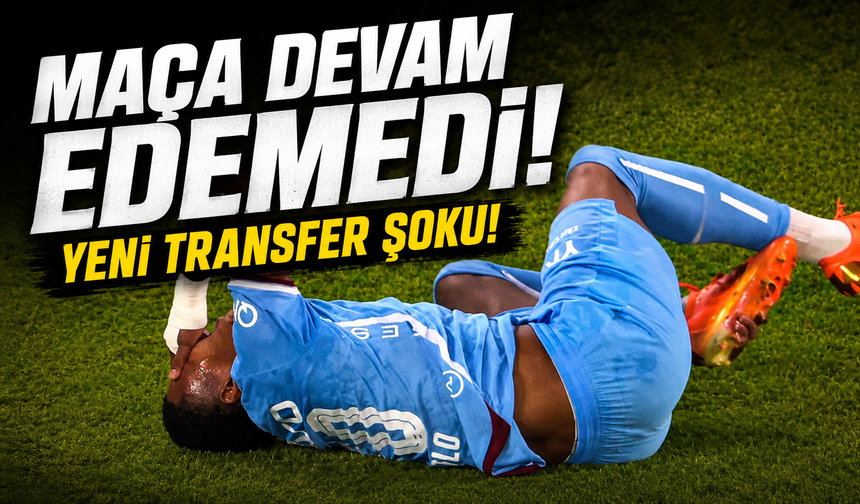 Trabzonspor’un Yeni Transferinde Korkutan An: Oyuna Devam Edemedi