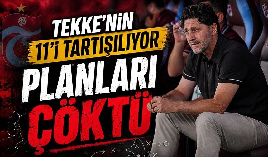 Trabzonspor’da İlk 11 Krizi: Tekke’nin Tercihleri Eleştiri Aldı