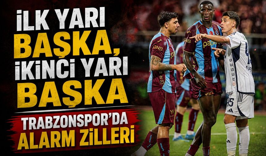 İlk yarı umut verdi, ikinci yarı dağıldı: Trabzonspor’da Fatih Tekke’ye kritik 4 gün