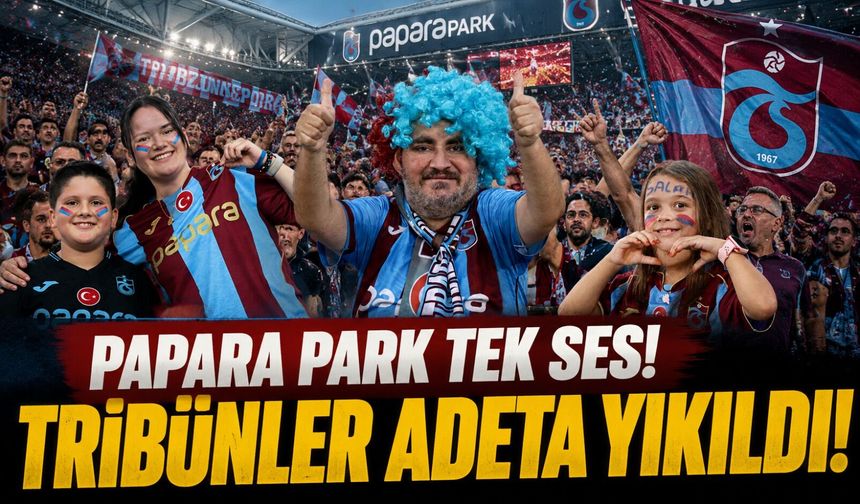 Trabzonspor taraftarı Başakşehir maçında tek ses oldu