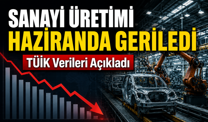 Sanayi Üretimi Haziranda Geriledi: TÜİK Verileri Açıkladı
