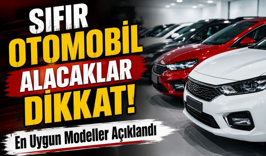 Sıfır Otomobil Alacaklar Dikkat: En Uygun Modeller Açıklandı