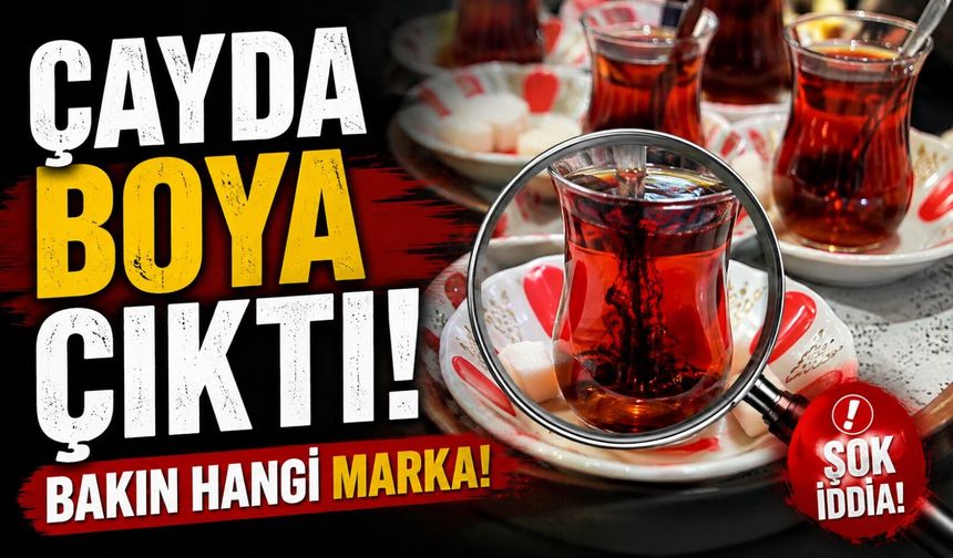 Tarım Bakanlığı Açıkladı: Petek Siyah Çay Ürününde Gıda Boyası Tespit Edildi