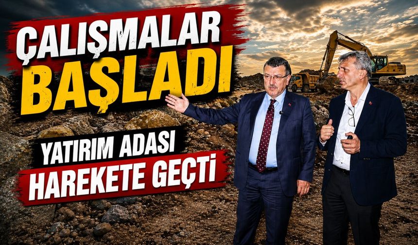 Arsin Yatırım Adası’nda Çalışmalar Başladı