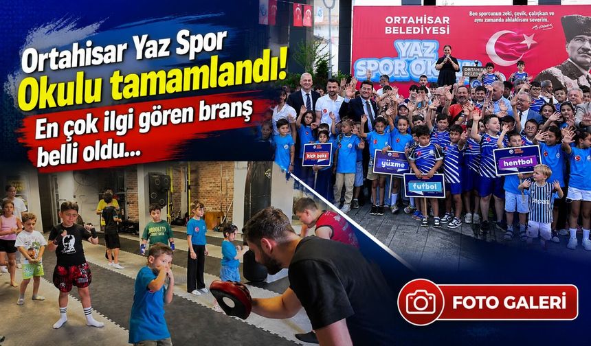 Ortahisar Yaz Spor Okulu tamamlandı: En çok ilgi gören branş belli oldu
