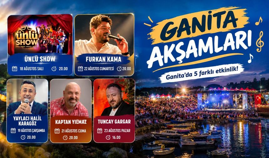 Ganita Akşamları’nda Bu Hafta Eğlence Hız Kesmeyecek