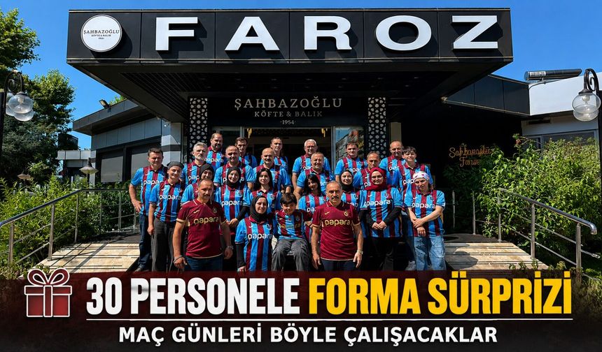 Trabzonlu İş İnsanından Çalışanlarına Bordo-Mavi Jest: Maç Günleri Böyle Çalışacaklar