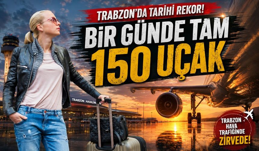 Trabzon Havalimanı’nda tarihi gün: Dış hatlar iç hatları geride bıraktı
