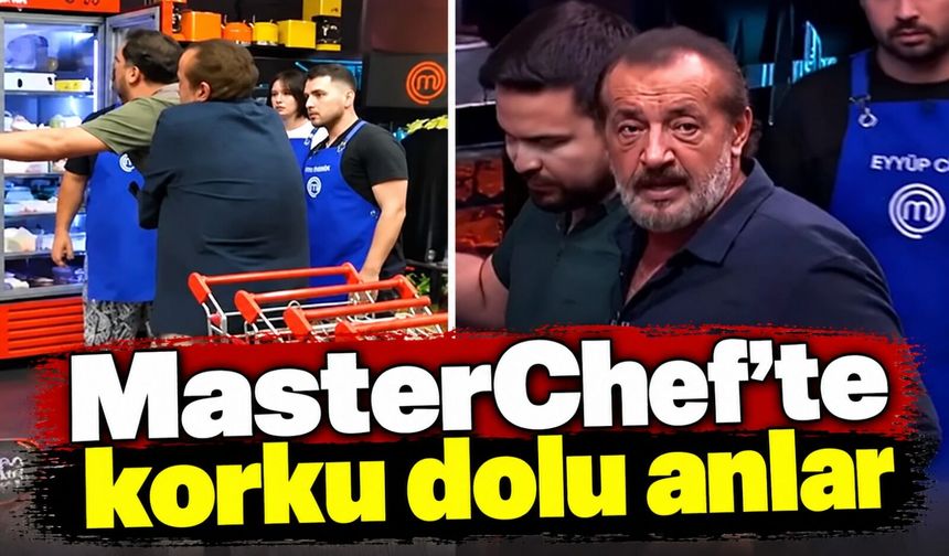 MasterChef'te korku dolu anlar: Mehmet Şef bir anda müdahale etti