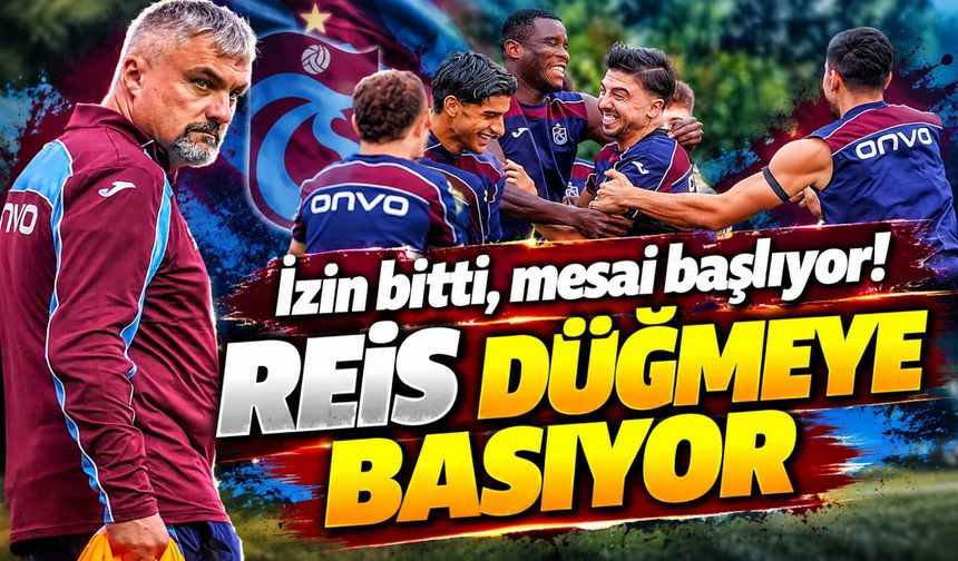 Trabzonspor 7 günlük aranın ardından sahaya dönüyor: İlk hedef belli