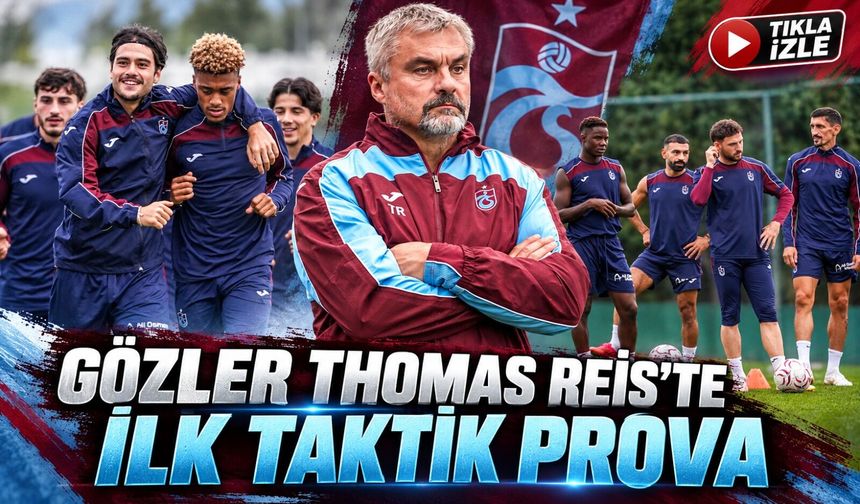 Trabzonspor'da Thomas Reis Dönemi Başladı: Derbi Öncesi O Sözler Dikkat Çekti