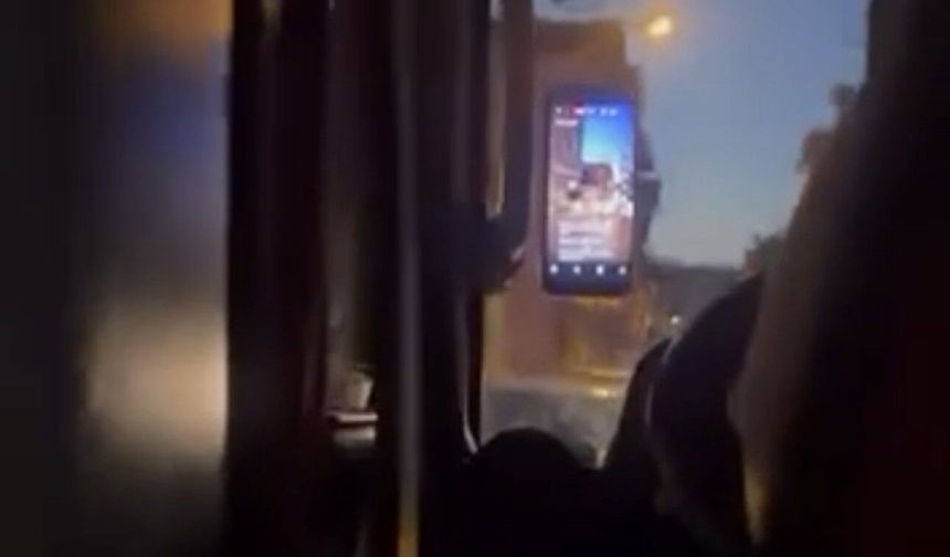 Direksiyon başında canlı yayın yaptı: 21 bin TL ceza kesildi