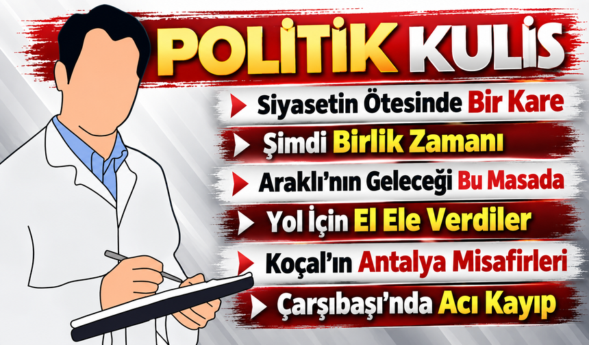 Trabzon'da günün dikkat çeken gelişmeleri: Kulislerden dikkat çeken detaylar