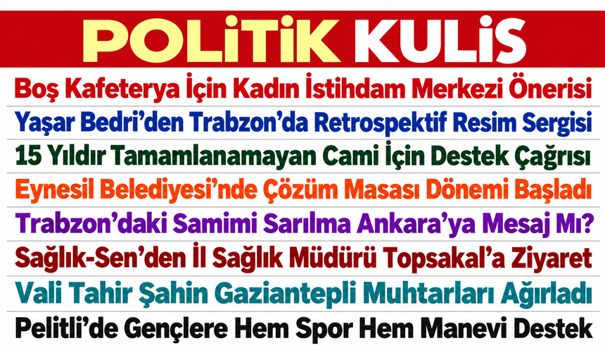 Zağnos Vadisi’ndeki Boş Kafeterya İçin Kadın İstihdam Merkezi Önerisi
