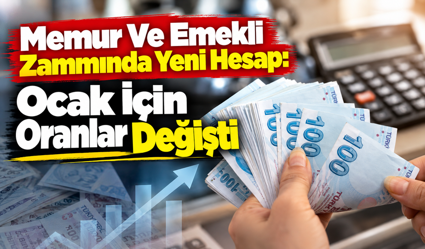 Memur Ve Emekli Zammında Yeni Hesap: Ocak İçin Oranlar Değişti