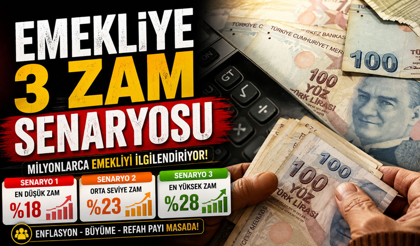 Emekli Maaşında Ocak Hesabı Değişti: Üç Farklı Zam Oranı Ortaya Çıktı