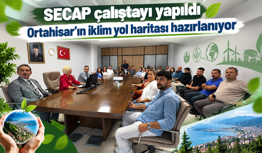 Ortahisar’ın İklim Yol Haritası Hazırlanıyor: Secap Çalıştayı Yapıldı
