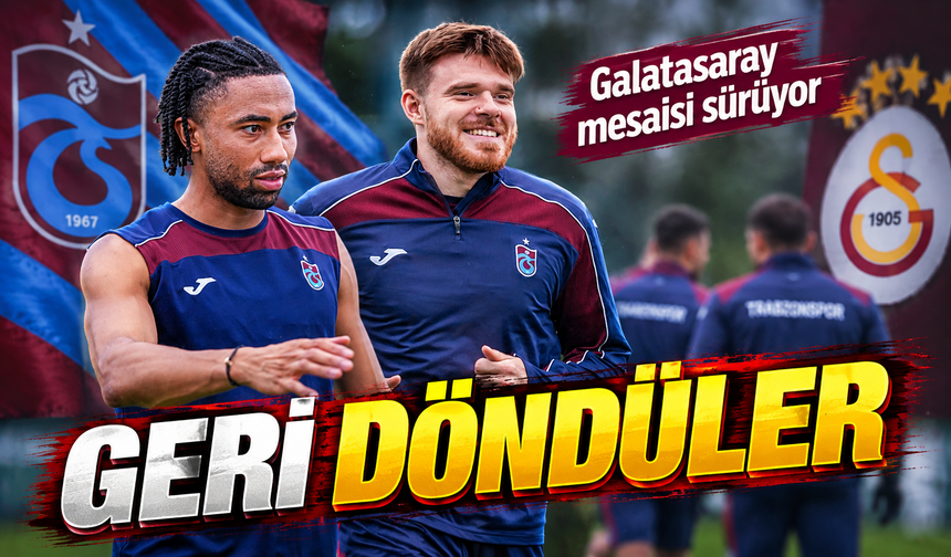 Trabzonspor’da Galatasaray mesaisi sürüyor