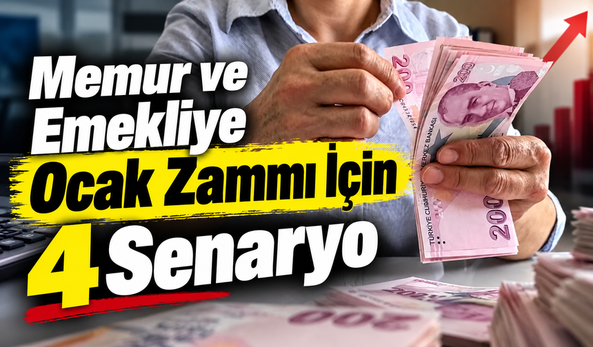 Memur ve emekli maaşları için 4 senaryo: Yeni rakamlar belli oldu