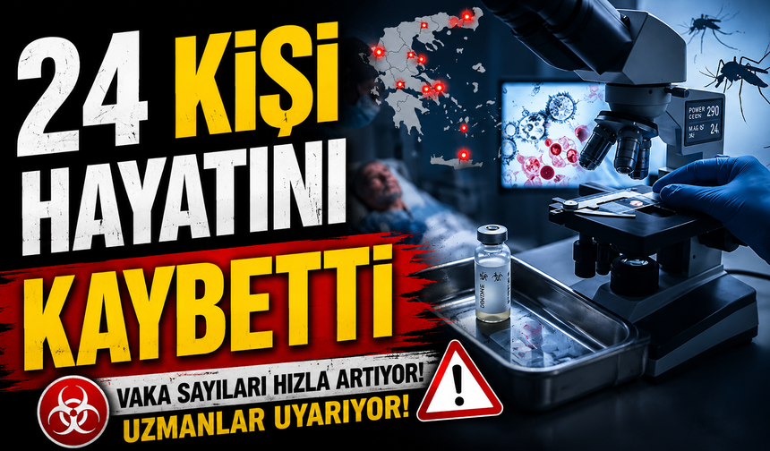Yunanistan’da Batı Nil virüsü alarmı: Can kaybı 24’e çıktı