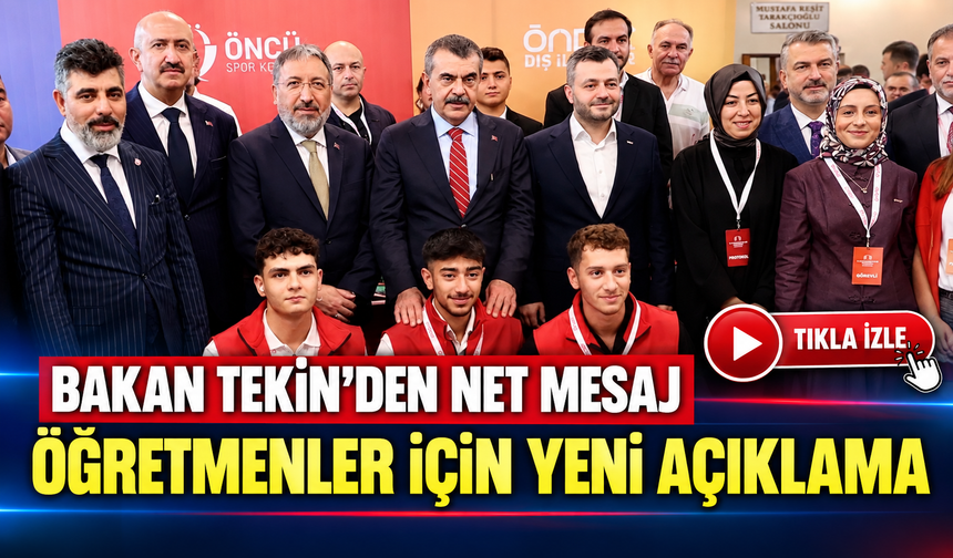 Öğretmenlerin Kılık Kıyafeti Gündemde: Bakan Tekin’den Net Mesaj