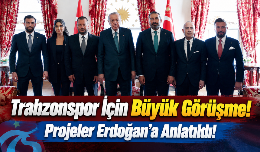Ertuğrul Doğan Cumhurbaşkanı Erdoğan ile görüştü: Trabzonspor projeleri masada