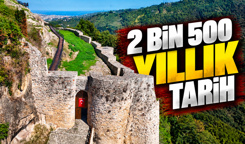 2 Bin 500 Yıllık Ünye Kalesi 14 Ayda 1 Milyon Kişiyi Ağırladı