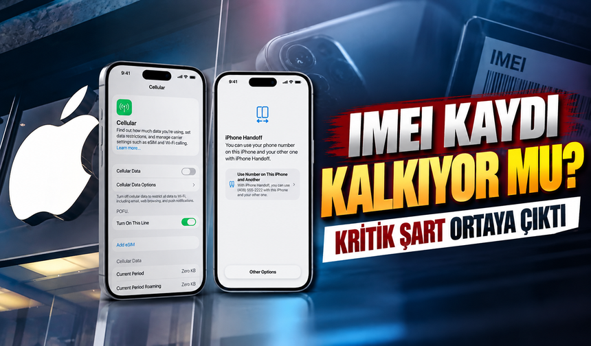 IMEI Kaydı Kalkıyor Mu? Apple’ın Yeni Özelliğinde Kritik Detay