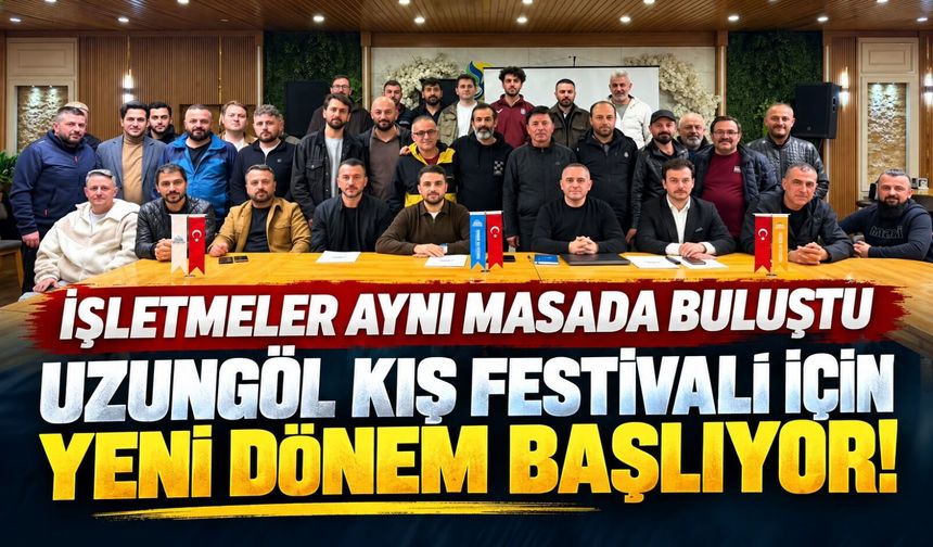 Uzungöl Kış Festivali İçin Yeni Dönemin Şifreleri Verildi