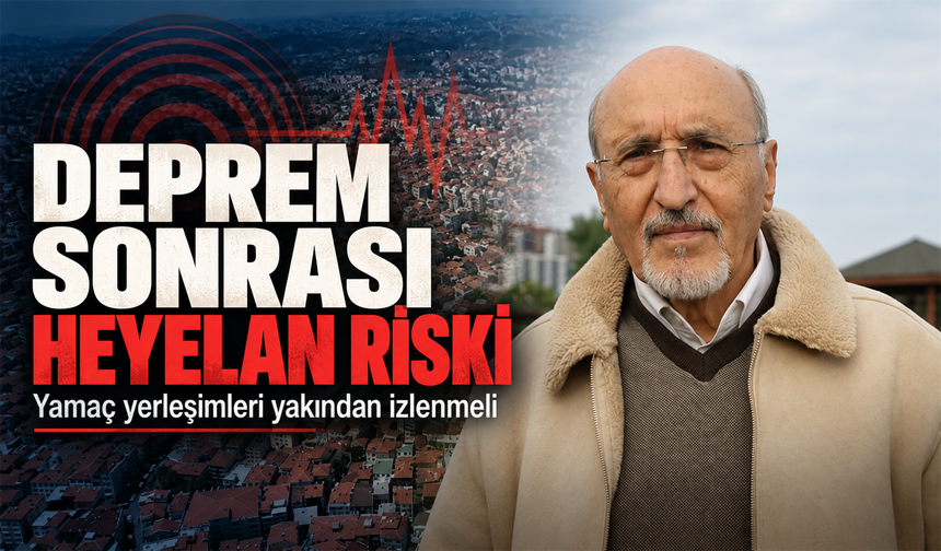 Karadeniz'deki 4 büyüklüğündeki depremin ardından heyelan uyarısı